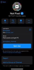 Not Pixel Airdrop