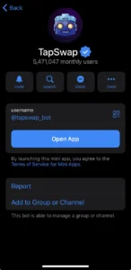 TapSwap Telegram Airdrops