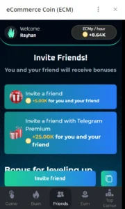 Invite friends